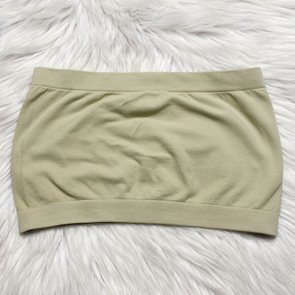 Strapless Bandeau Cream Tan One Size Fits Most - Picture 1 of 4